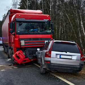 Truck and car accident in Arkansas, complex personal injury case.